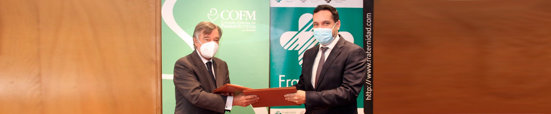 Mate y González firman el convenio
