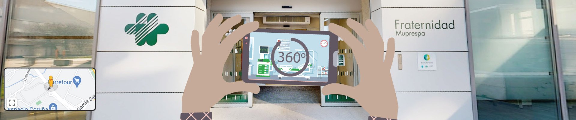 Ya está disponible la visita virtual para conocer el nuevo centro de Fraternidad-Muprespa en A Coruña