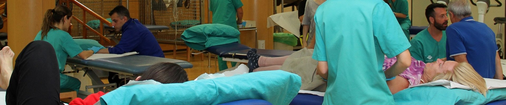 Sala de fisioterapia de Fraternidad-Muprespa