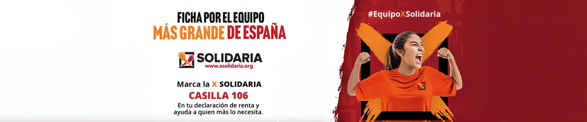 Campaña de la X solidaria: quien marca, participa; quien participa, marca