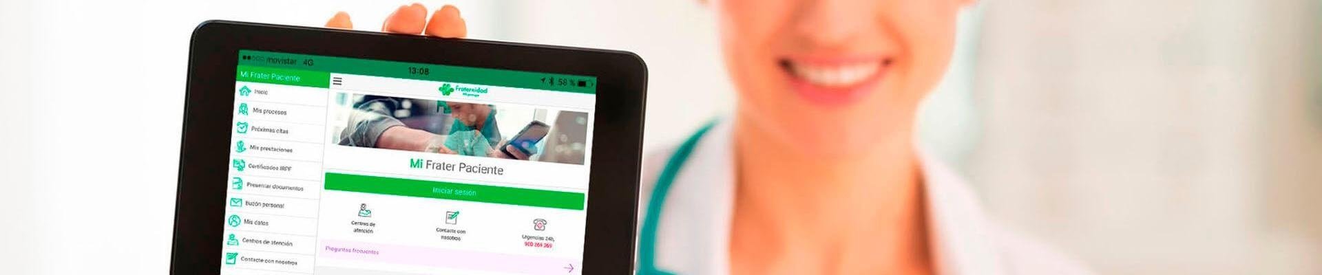 app mi frater paciente