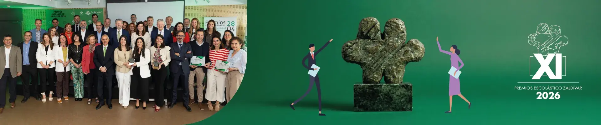 XI Premios Escolástico Zaldívar: Fraternidad-Muprespa reconoce el compromiso con la prevención y salud laboral