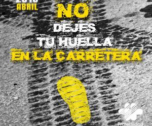 No dejes tu huella en la carretera