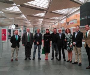 La estación de ferrocarril de Zaragoza-Delicias acoge la exposición de carteles españoles de prevención del siglo XX