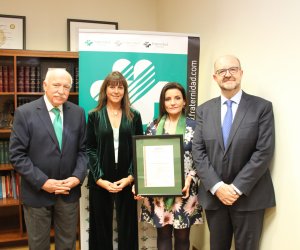 Carlos Aranda, Natalia Fdez. Laviada, Elena Iglesias y Manuel Romero