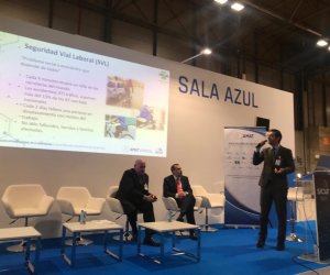 David Revillo, durante su participación en la mesa sobre Seguridad Vial en el Trabajo
