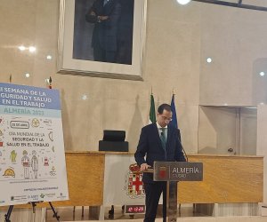 Alfonso Gerez, durante su intervención en el Ayuntamiento