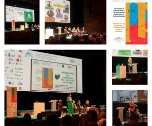 Collage de imágenes de los participantes de Fraternidad-Muprespa en el congreso 