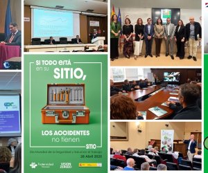 Collage de imágenes de diversas jornadas celebradas durante la X Semana de la Prevención 