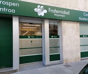 Fachada de la nueva sede de Fraternidad-Muprespa en Eibar 