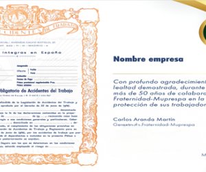 Facsimil para las empresas distinguidas