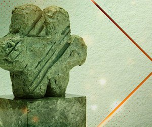 Imagen de la escultura del Premio Escolástico Zaldívar