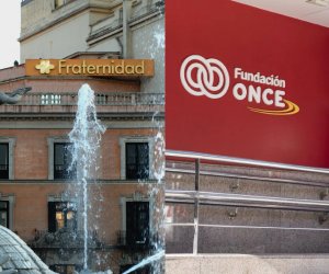 Imagen de las sedes de Fraternidad-Muprespa y Fundación ONCE