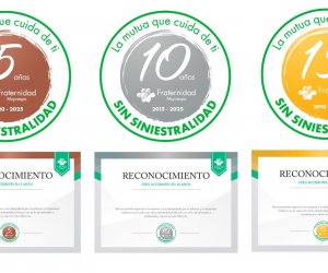 Imagen de los diplomas y los distintivos que se entregarán a las empresas