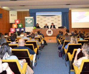 Imagen del salón de actos donde tuvo lugar la jornada 