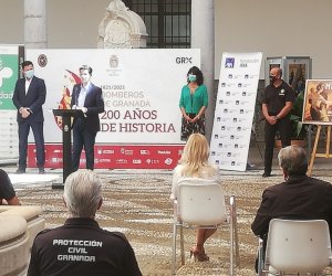 Intervención del alcalde, Francisco Cuenca, durante la inauguración de la muestra