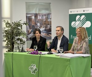 Mar Morales, Amós García y Matilde Góngora