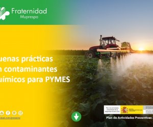 Portada de la guía de buenas prácticas en contaminantes químicos para pymes
