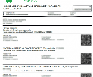 Ejemplo de receta electrónica 