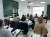 Asistentes a la jornada de Plasencia sobre riesgo durante el embarazo de Fraternidad-Muprespa