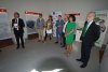 Autoridades y directivos de Fraternidad-Muprespa y AXA durante la inaguración
