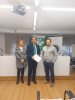 Imagen de la firma del acuerdo entre Fraternidad-Muprespa y el Colegio de Graduados Sociales de Pontevedra