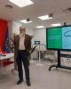 Javier Sánchez, durante la celebración del taller