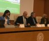 Matilde Góngora en su mesa redonda