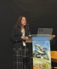 Caridad Amador, durante su intervención