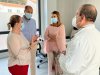 Ana Mula, alcaldesa de Fuengirola, José Sánchez, concejal de obras, infraestructuras y playas, Cristina Rivera, directora de la Delegación de Fraternidad-Muprespa en Fuengirola y Alfonso Gómez, coordinador territorial asistencial de Fraternidad-Muprespa