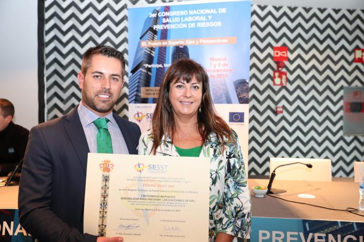 Fraternidad-Muprespa galardonada en el III Congreso Nacional de Salud Laboral y Seguridad en el Trabajo