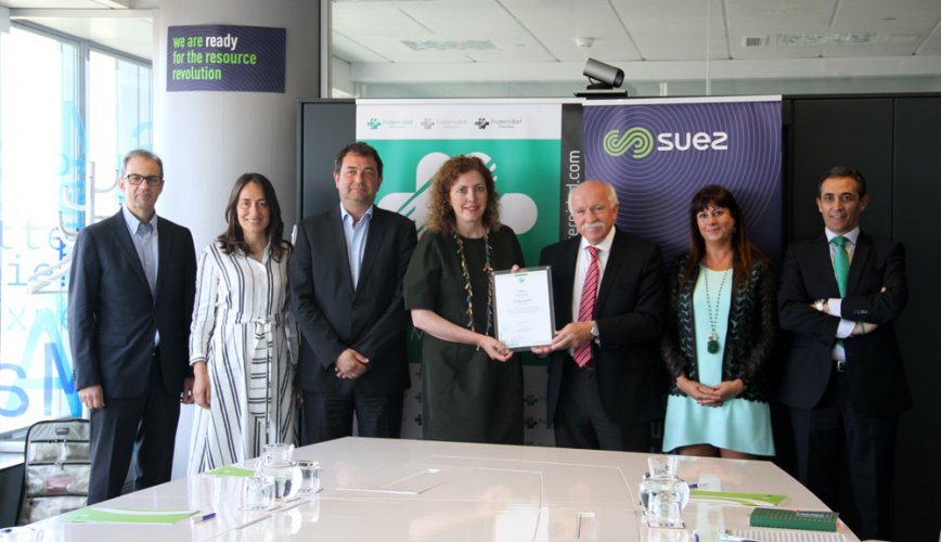Fraternidad-Muprespa reconoce a SUEZ Spain por su baja siniestralidad Fraternidad-Muprespa reconoce a SUEZ Spain por su baja siniestralidad