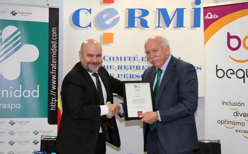 Entrega del sello Bequal Plus a Fraternidad-Muprespa Entrega del sello Bequal Plus a Fraternidad-Muprespa