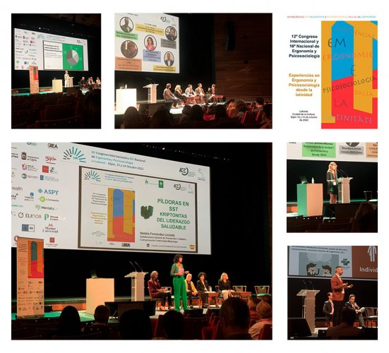 Collage de imágenes de los participantes de Fraternidad-Muprespa en el congreso 