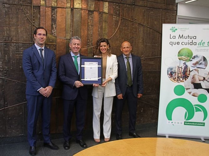 Enrique Megía, Pedro Serrera, Mónica Barroso y José Luis García 