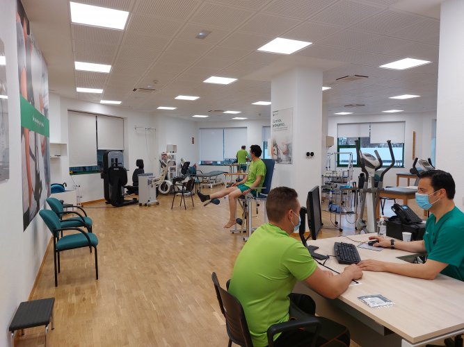 Gimnasio de rehabilitación del centro de Ciudad Real