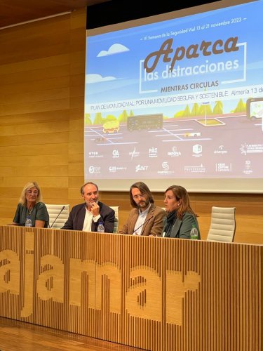 Imagen de los ponentes en la mesa Matilde Góngora, Antonio Casimiro, Juan José Mesa y Sonia Medrano