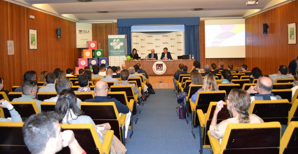 Imagen del salón de actos donde tuvo lugar la jornada 