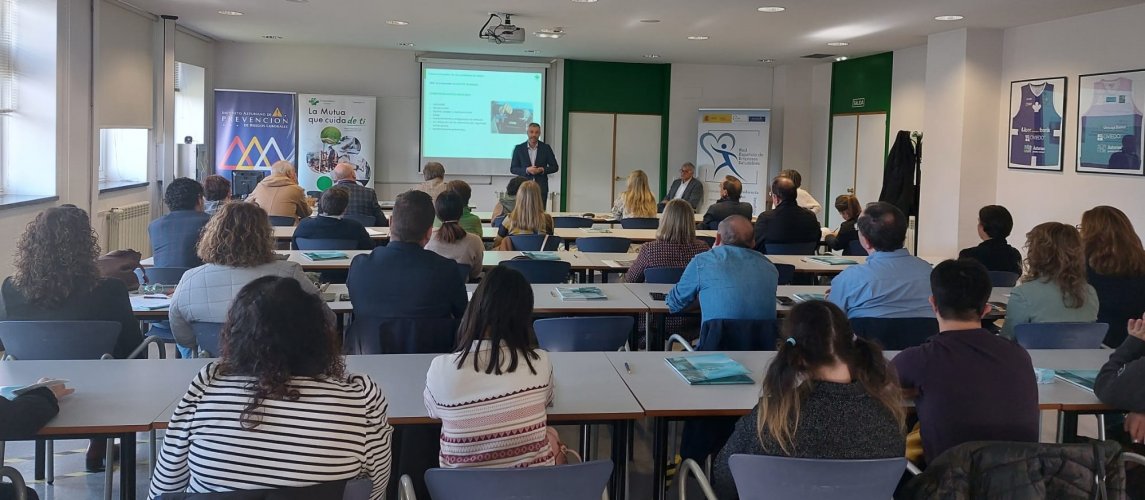 El consultor de Prevención Iván Fernández, durante su participación en la jornada